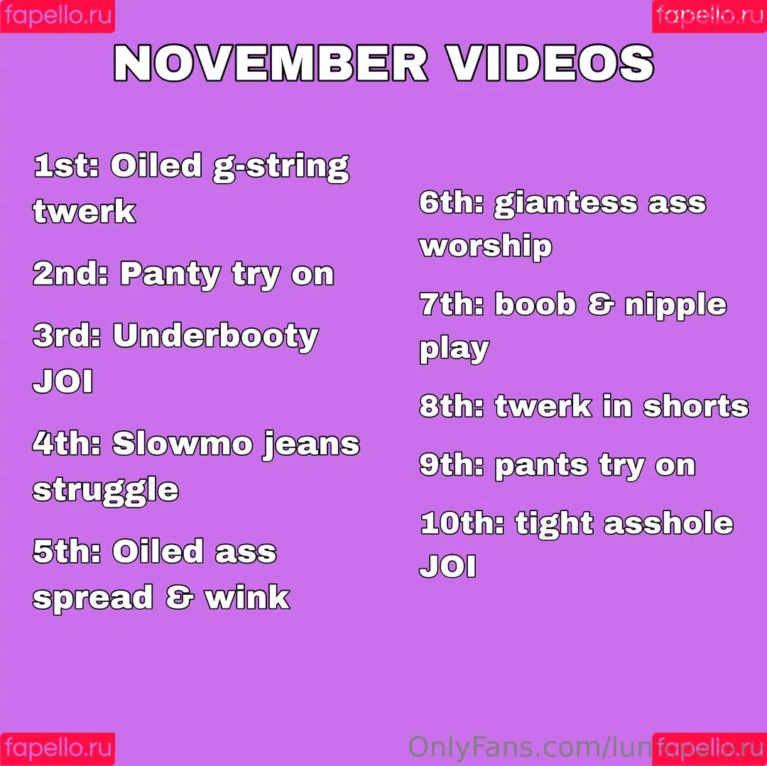 lunaajaane / lunaxjanee / paymepleaze Onlyfans Photo Gallery 