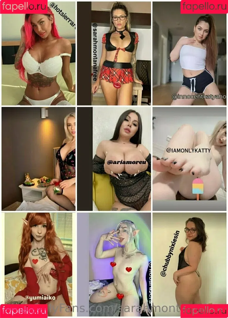 sarahmontanaa / sarahmontanafree Onlyfans Photo Gallery 