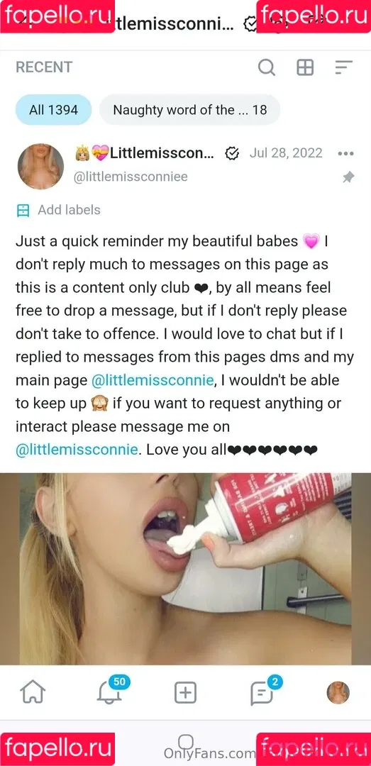 Littlemissconnie / https: / littlemiss.connie / littlemissconniee Onlyfans Photo Gallery 