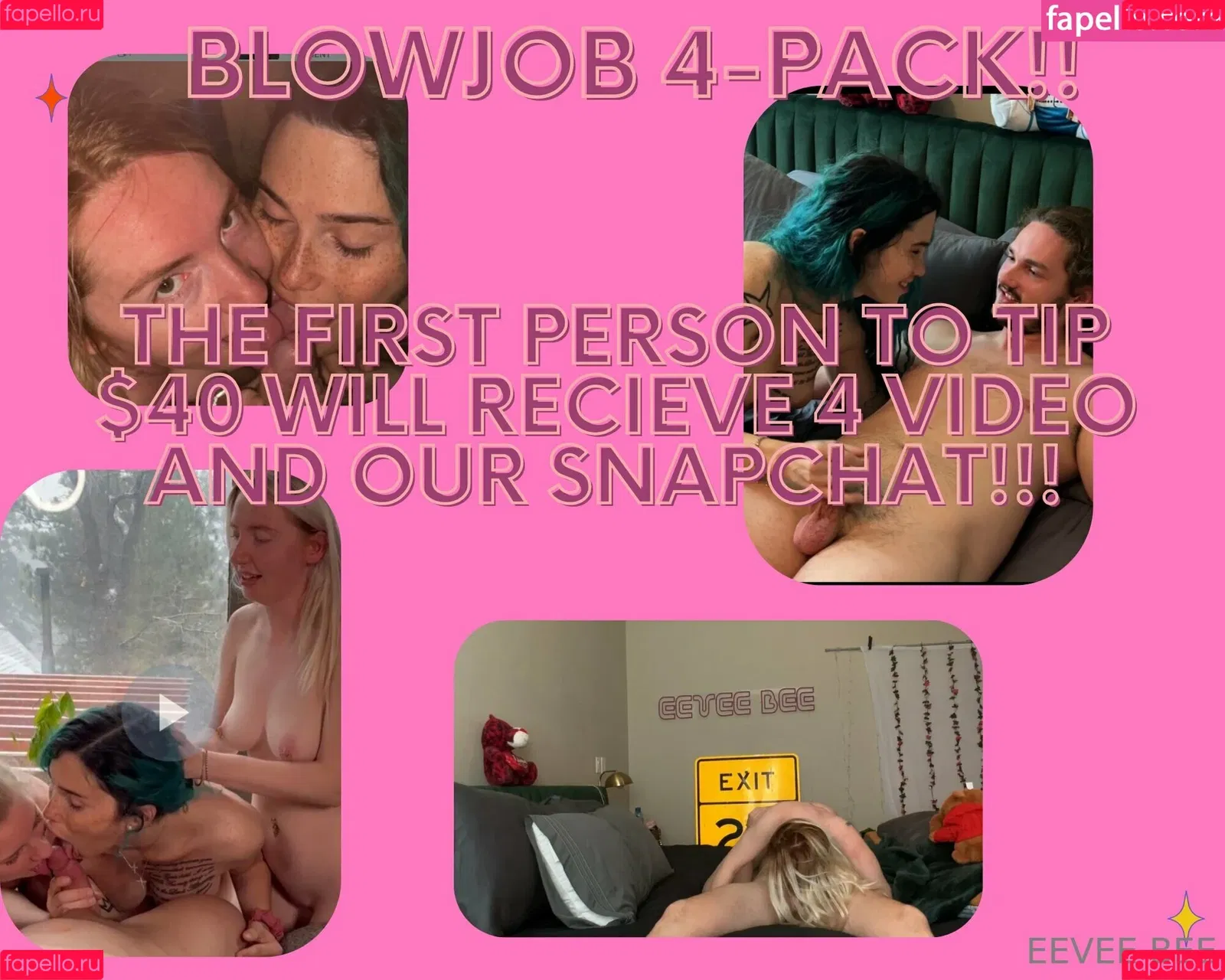 Eevee Bee / Eeveebeeshow / eevee_bee / eeveethebee Onlyfans Photo Gallery 