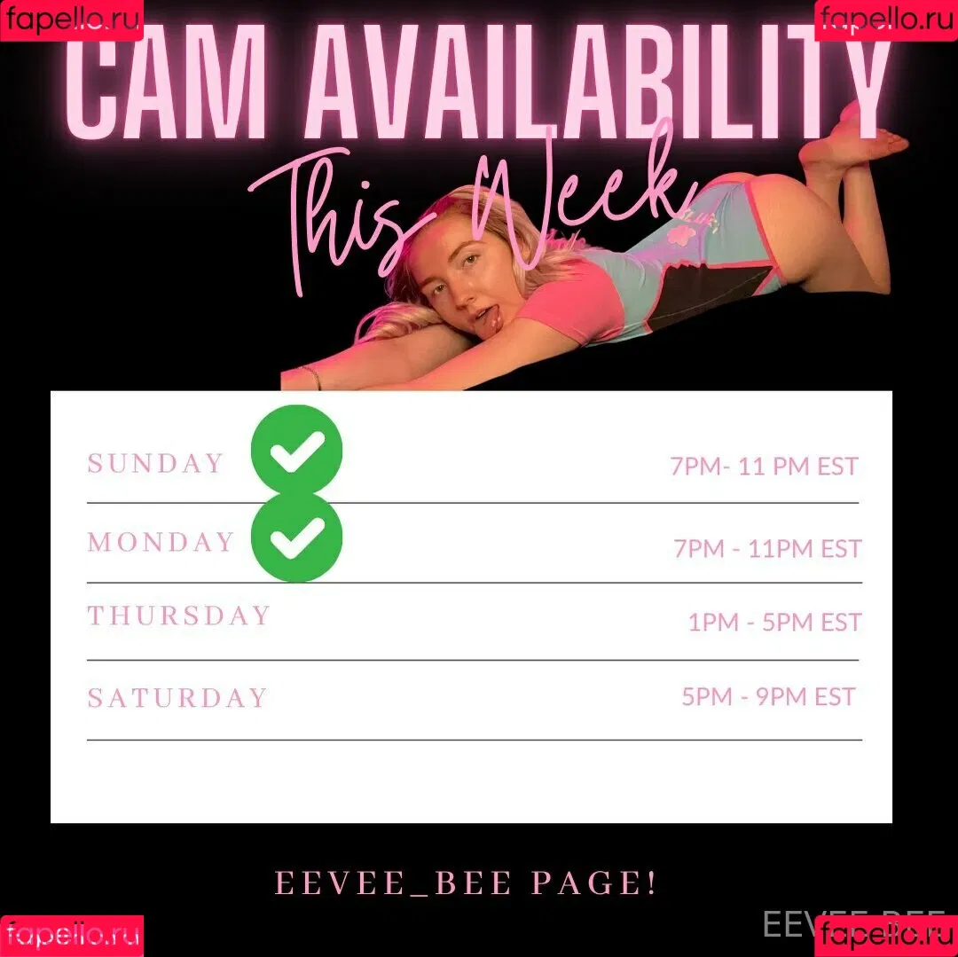 Eevee Bee / Eeveebeeshow / eevee_bee / eeveethebee Onlyfans Photo Gallery 