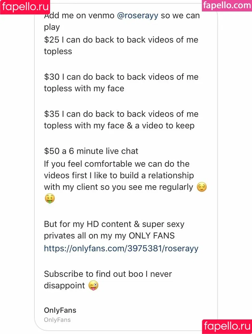 realroses / roserayy Onlyfans Photo Gallery 