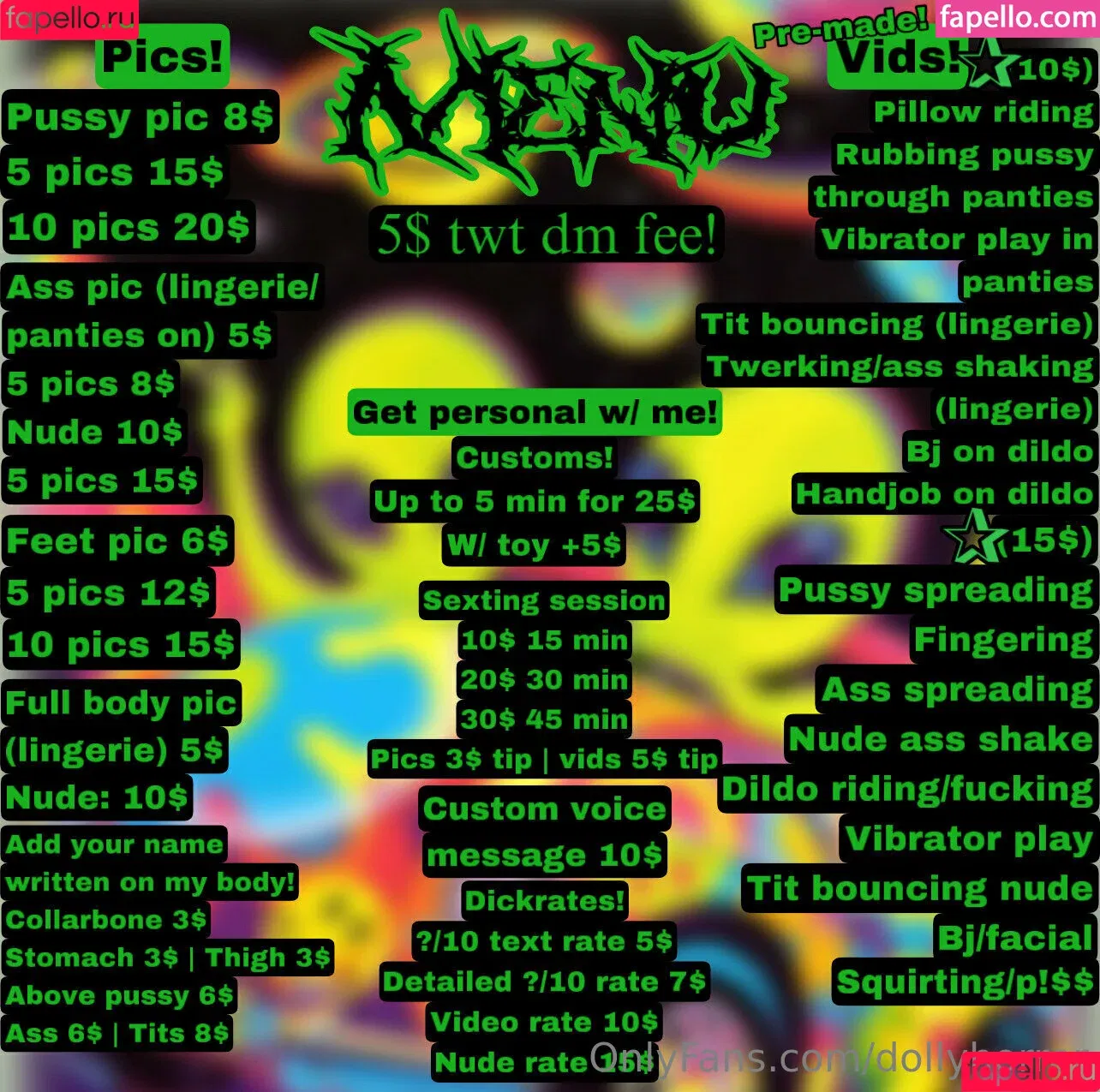 dollyhorror Onlyfans Photo Gallery 