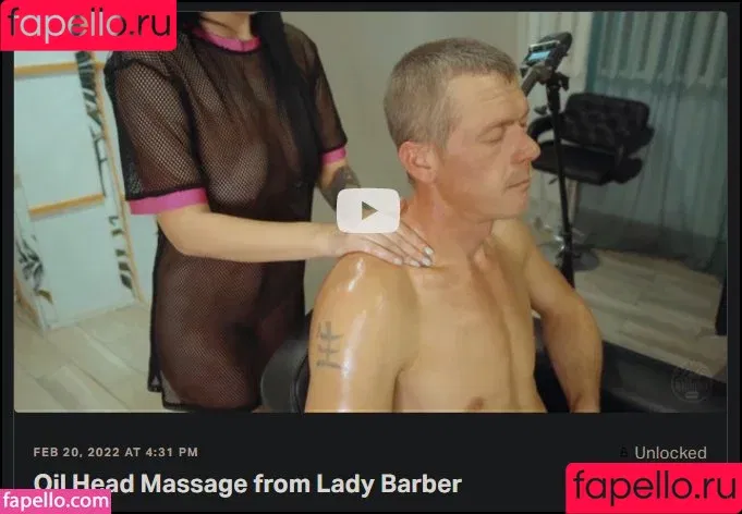 ASMR Massage / Lady Barbers - / eliz_gry / irinasivalnaya / massagevids Onlyfans Photo Gallery 