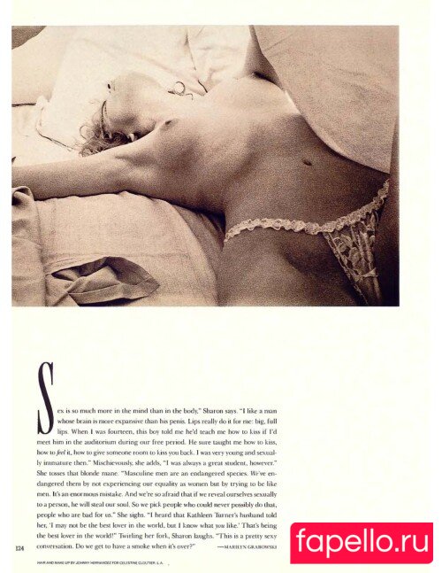 Sharon Stone Nude Onlyfans Photo 24