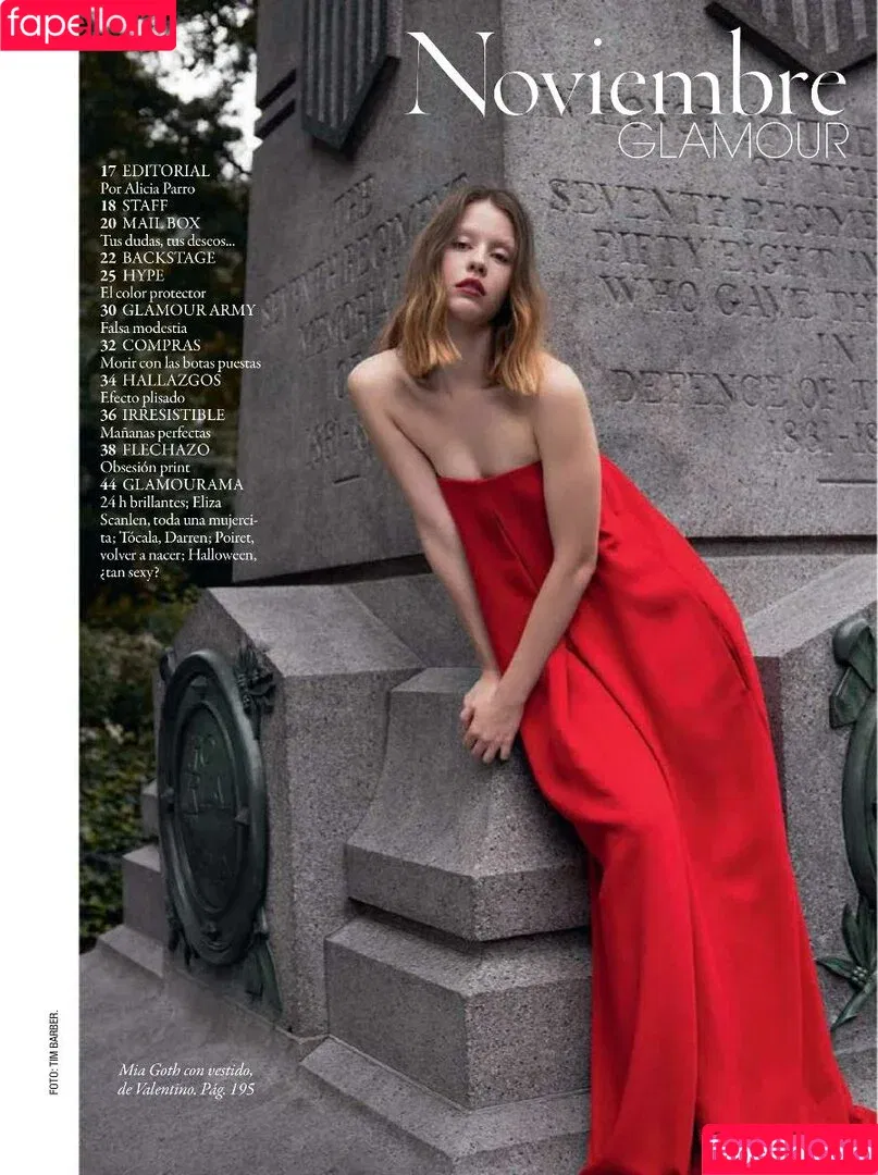 Mia Goth / goth.mia / officalmiagoth Onlyfans Photo Gallery 