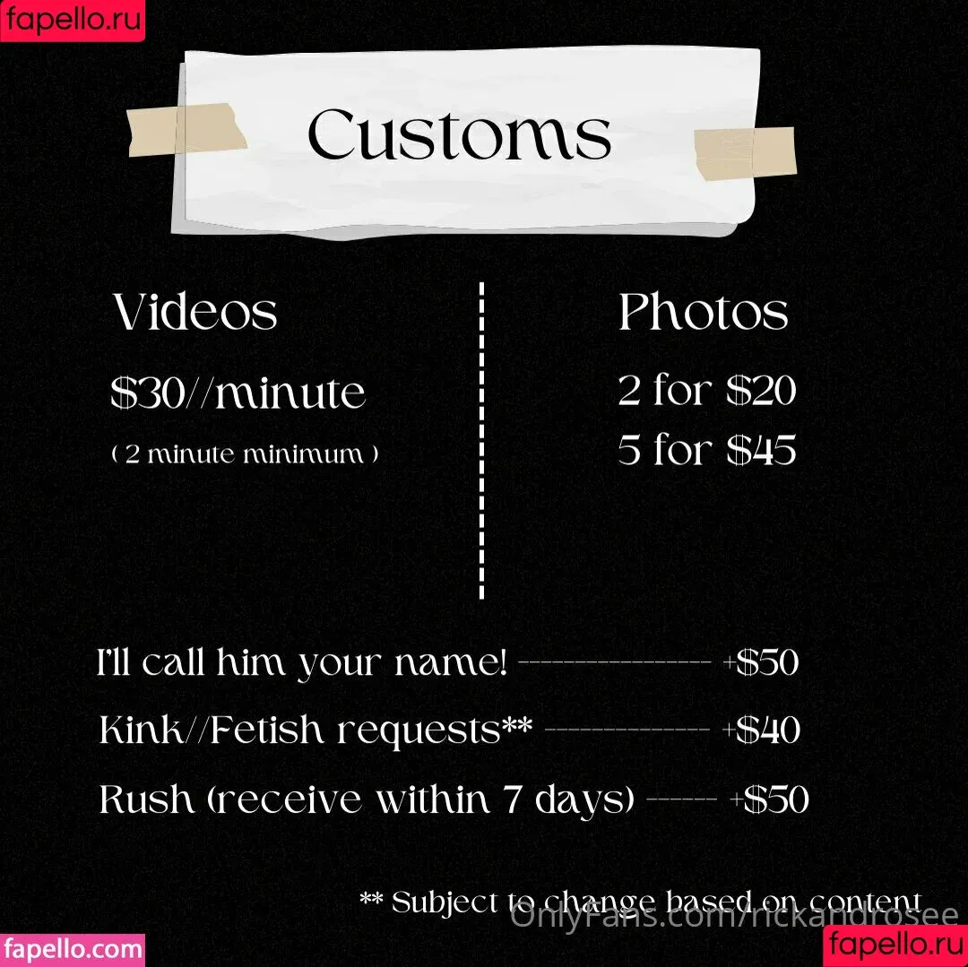 RickAndRosee / rickandrose Onlyfans Photo Gallery 