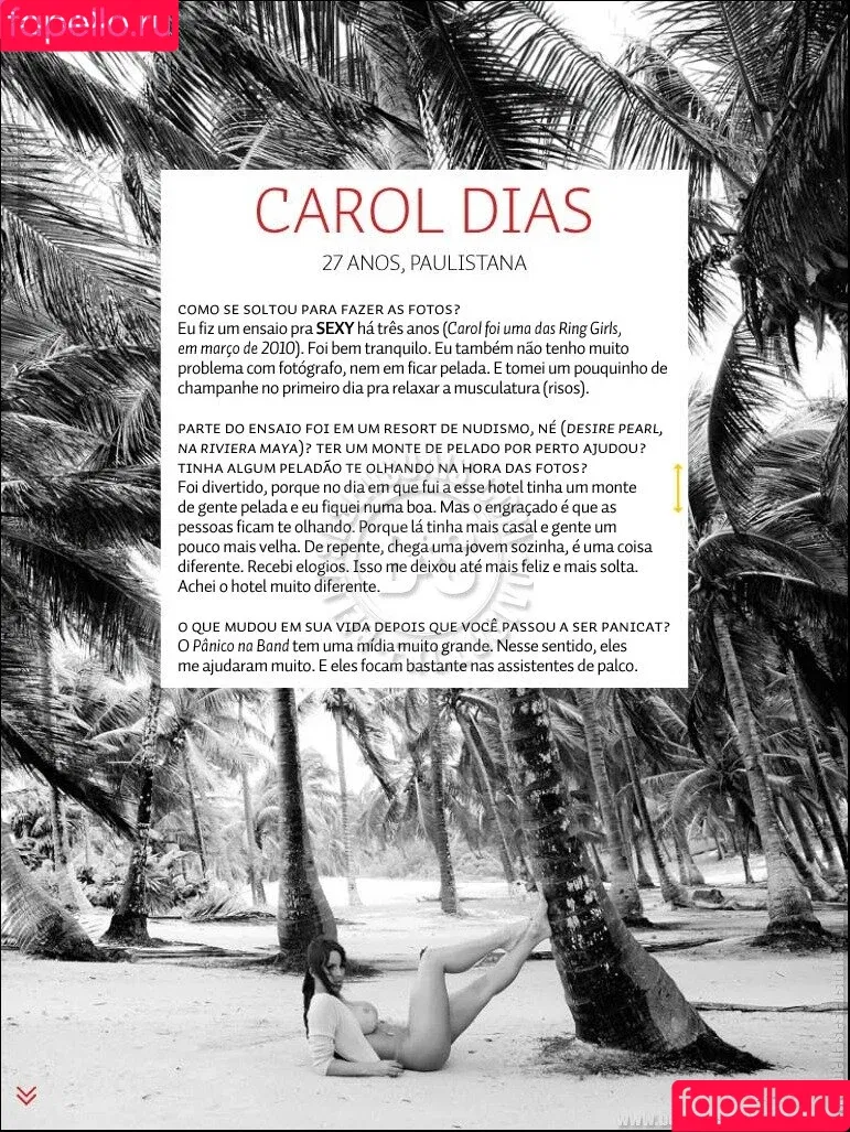 Carol Dias / Ex-Panicat / caroldias / realcaroldias Onlyfans Photo Gallery 