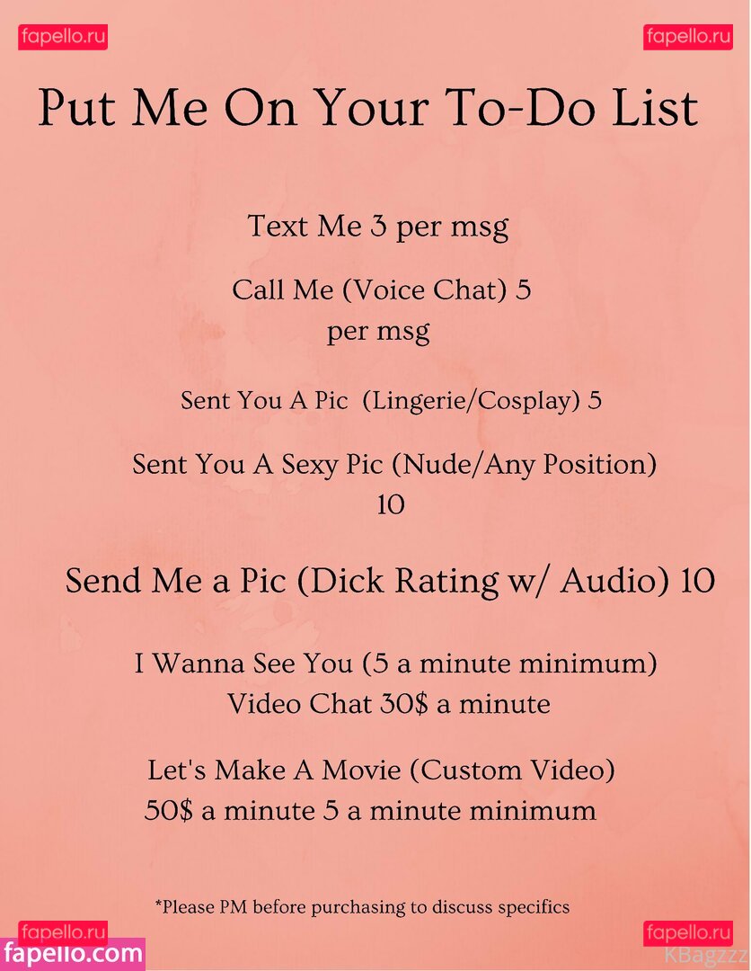 kbagzz / kbagzzz Onlyfans Photo Gallery 