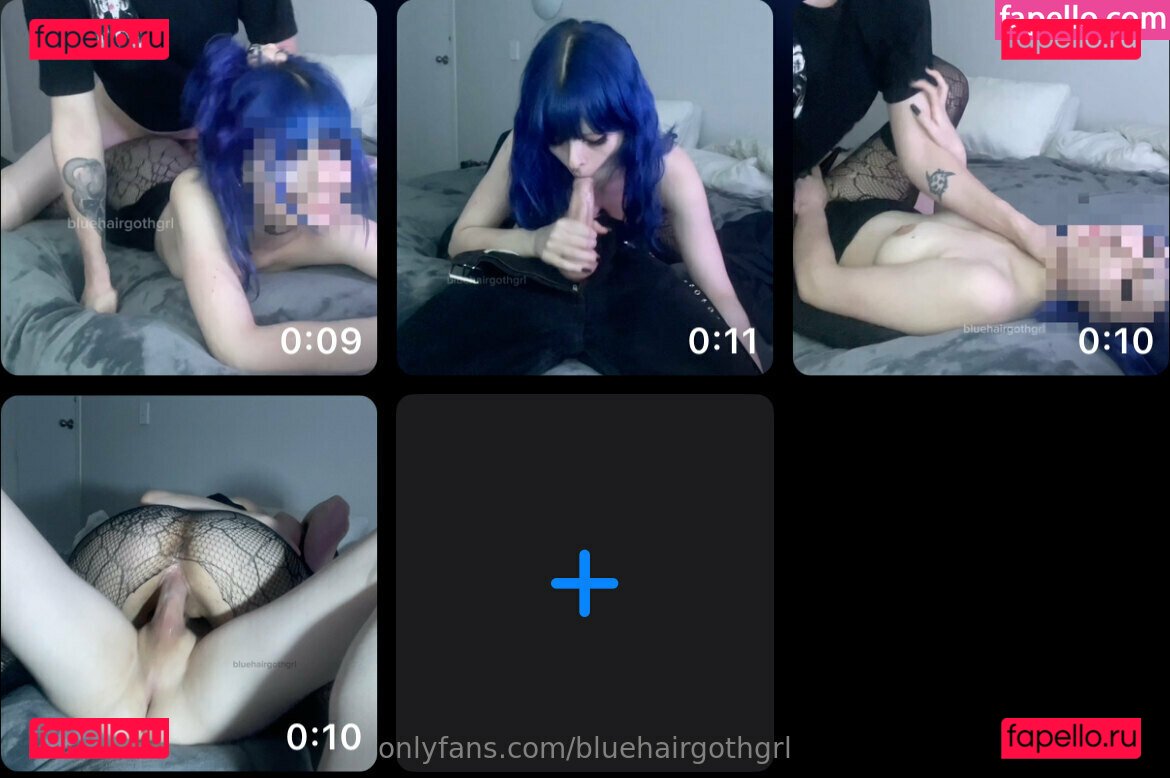 bluehairedgoth / bluehairgothgrl Onlyfans Photo Gallery 
