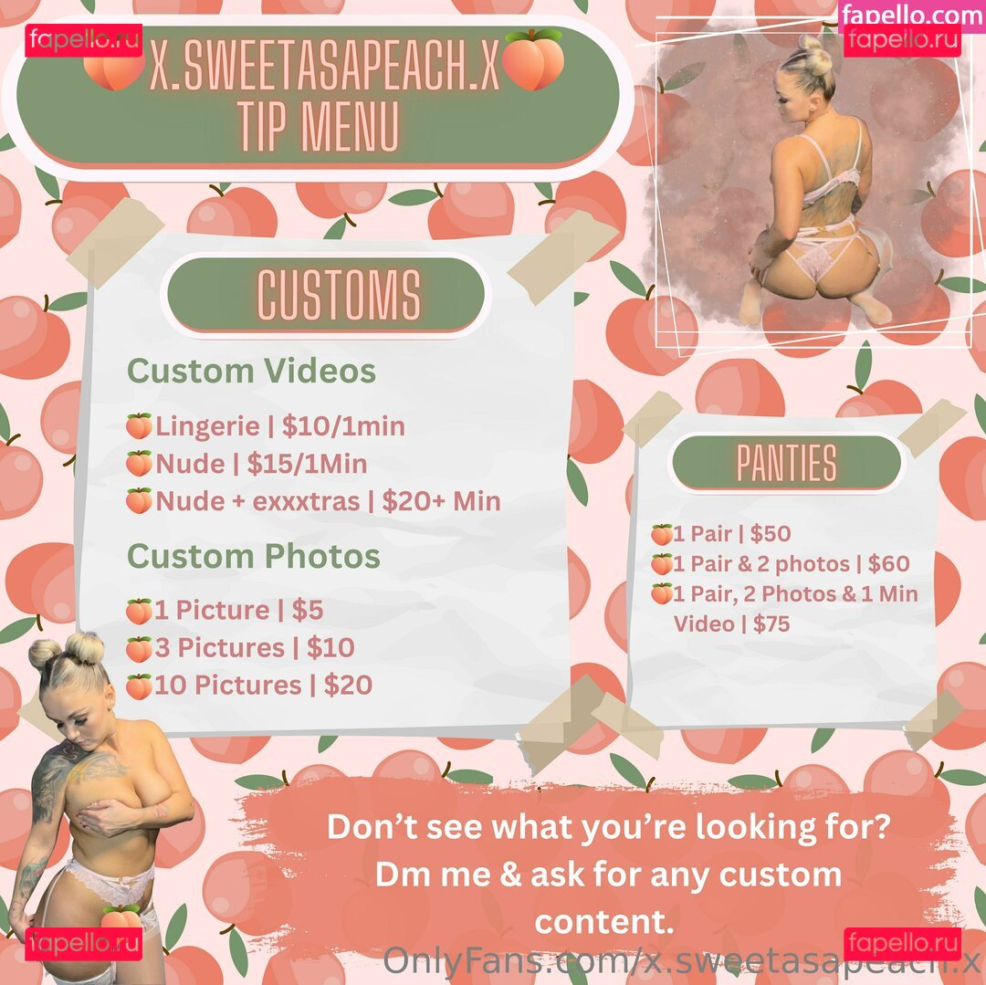 x.sweetasapeach.x Onlyfans Photo Gallery 
