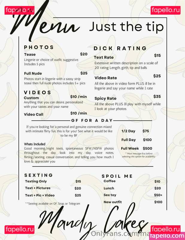 Mandy Cakes / mandycakes / mxndy_cxkes Onlyfans Photo Gallery 