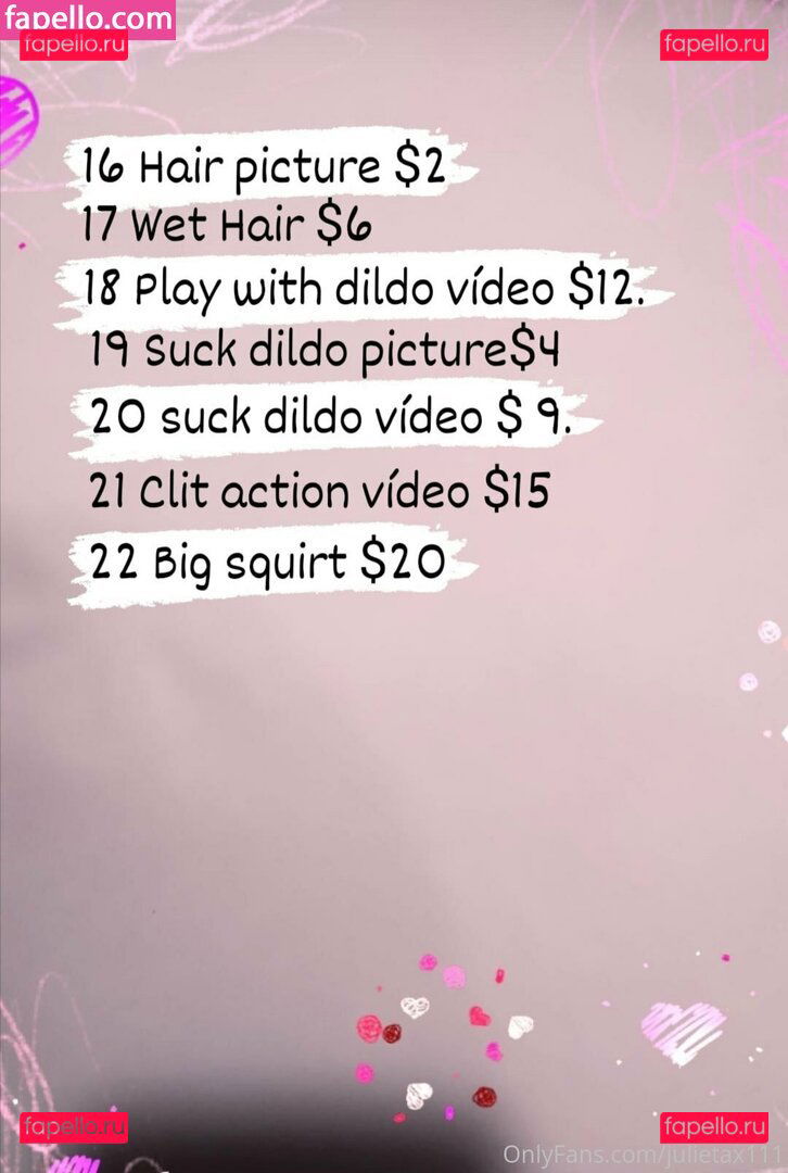 julietax111 Onlyfans Photo Gallery 