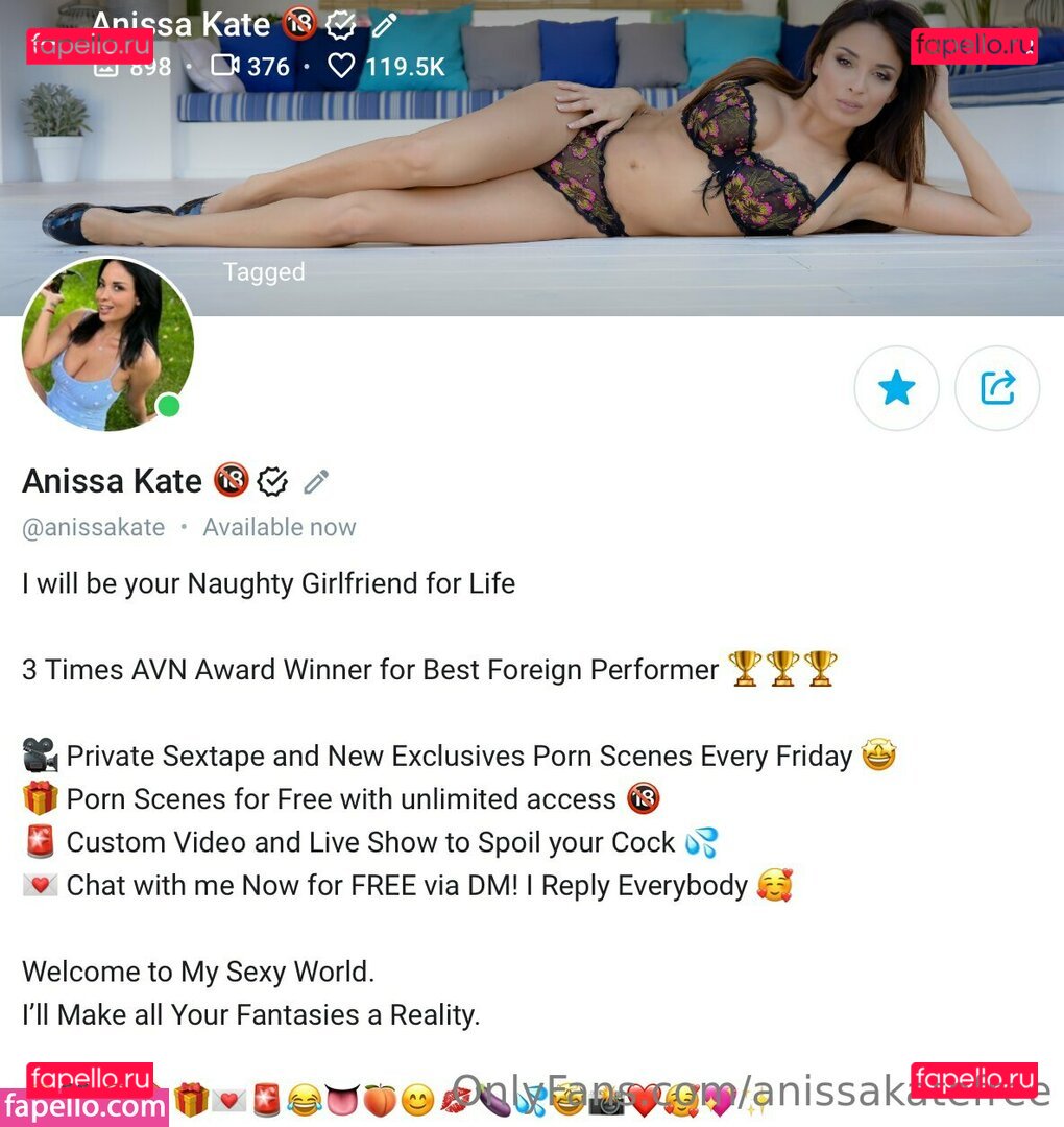 anissakatefree / anissakateoff Onlyfans Photo Gallery 