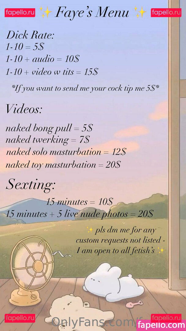 hentaifaye / missfayfaye Onlyfans Photo Gallery 