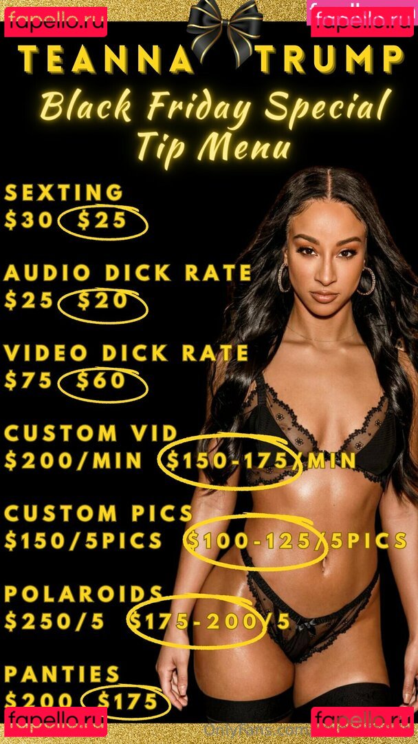 itsteannatrump / teannatrump Onlyfans Photo Gallery 