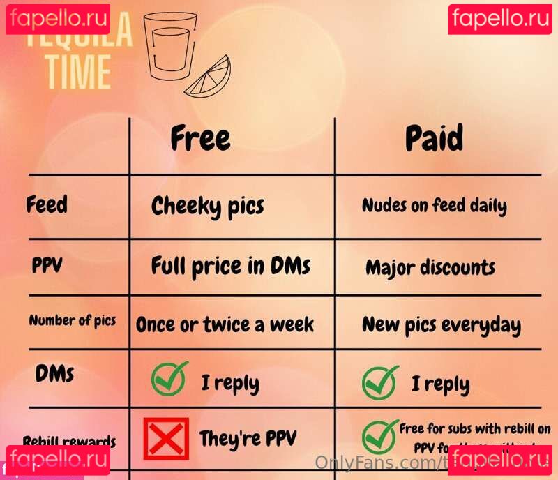 Tequila / http.tequila_ / https: / tequila_time / tequilatime2 Onlyfans Photo Gallery 