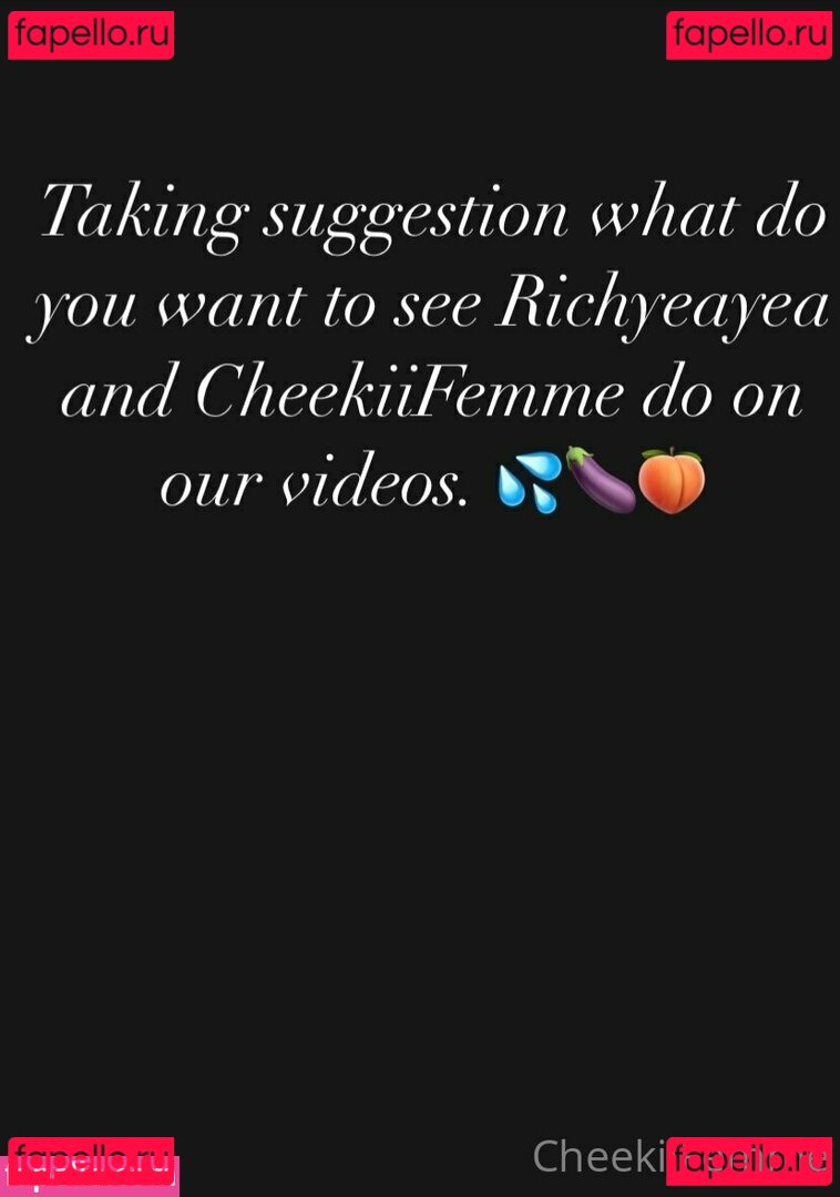 cheekiifemme / cheekiifemme02 Onlyfans Photo Gallery 