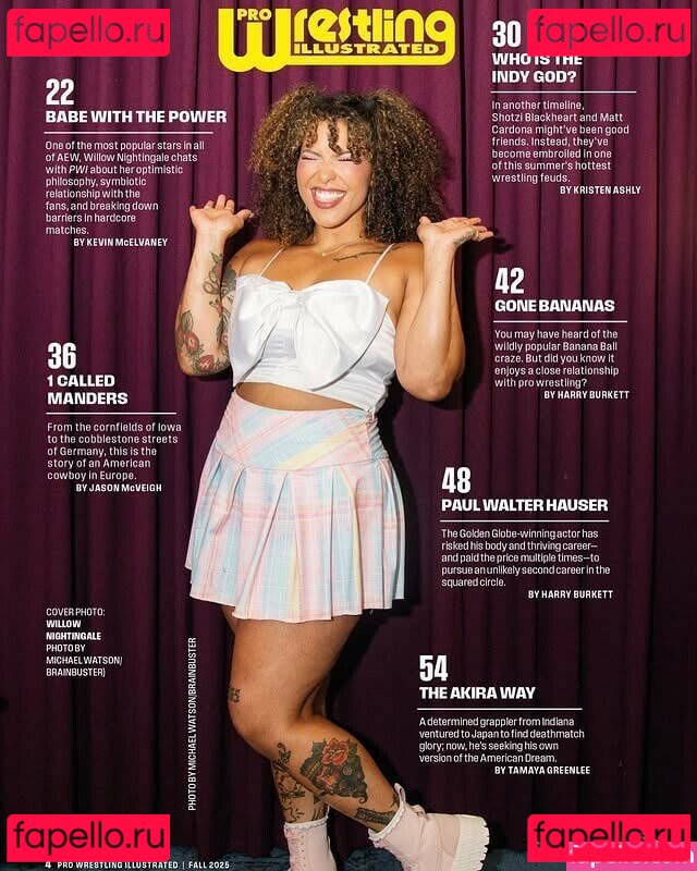 Willow Nightingale / willowwrestles Onlyfans Photo Gallery 