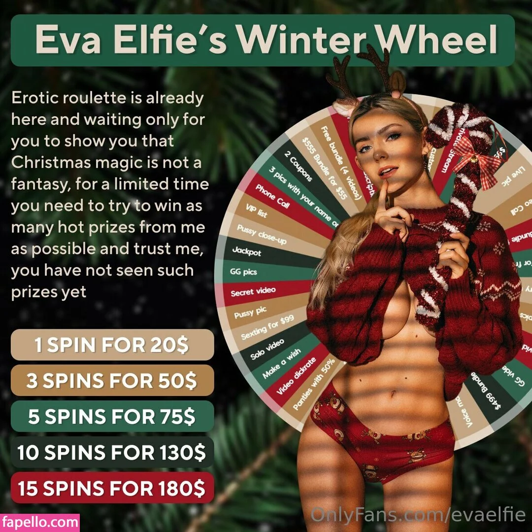 EvaElfie Onlyfans Photo Gallery 