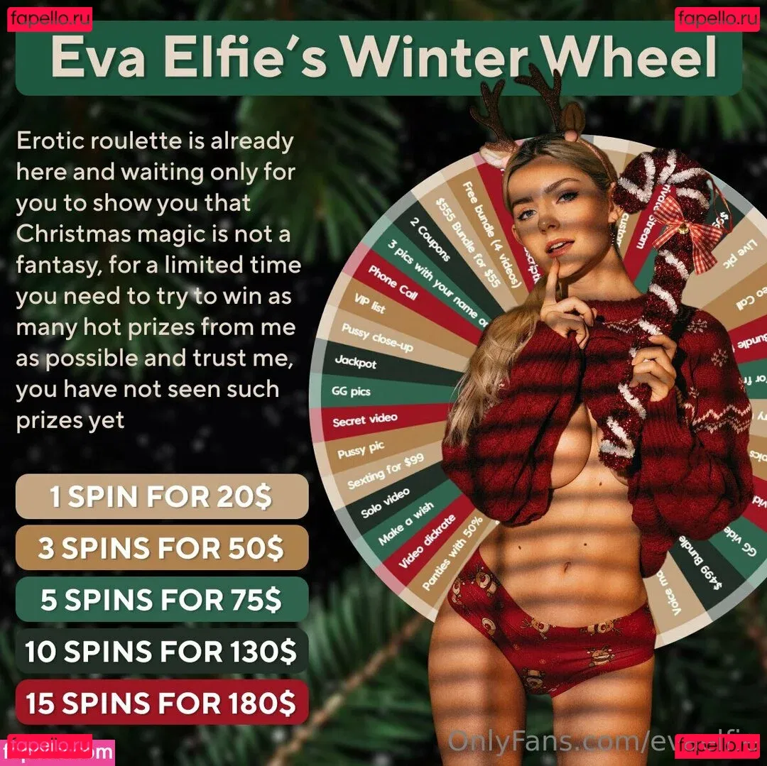 EvaElfie Onlyfans Photo Gallery 