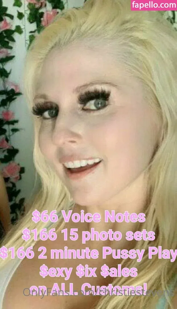 christiestevens Onlyfans Photo Gallery 