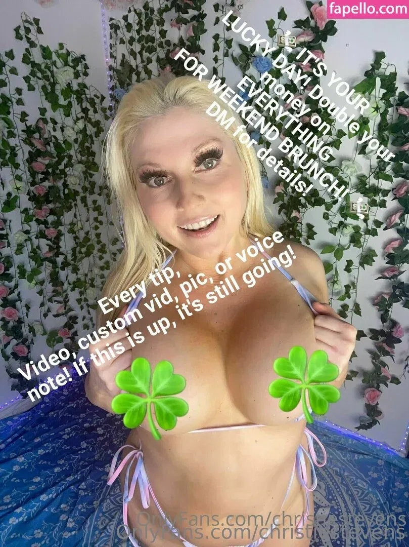 christiestevens Onlyfans Photo Gallery 