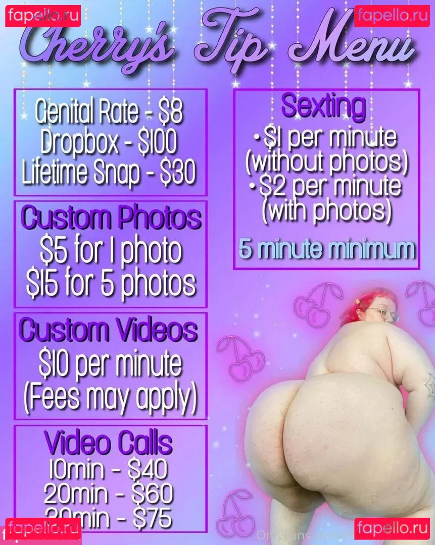 cherryjambaby Onlyfans Photo Gallery 