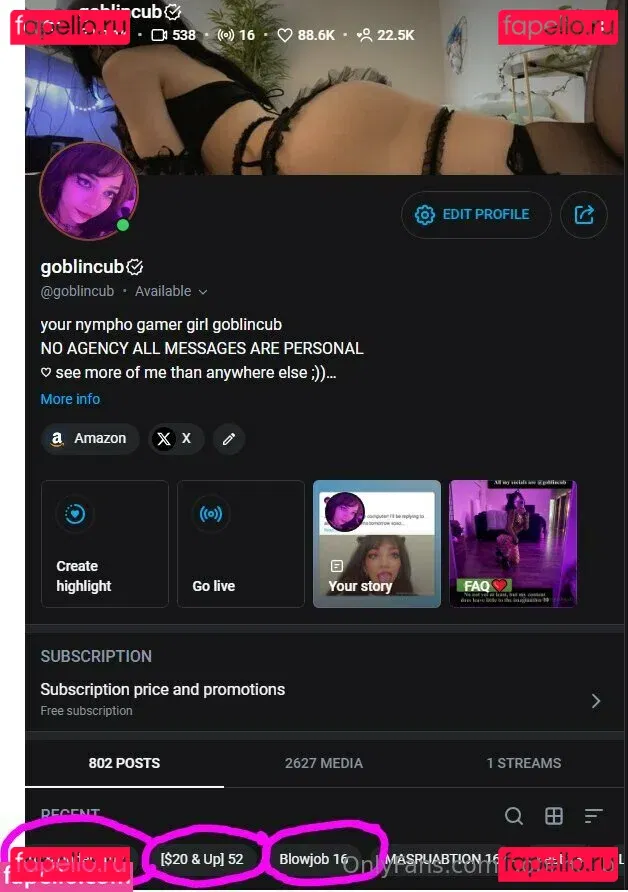 Goblincub Onlyfans Photo Gallery 