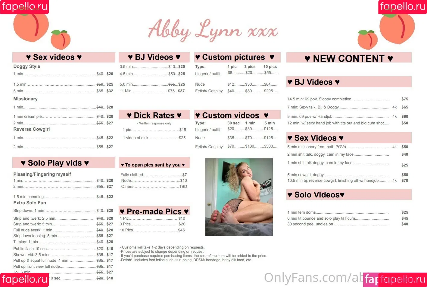 Abbylynnxxx Onlyfans Photo Gallery 