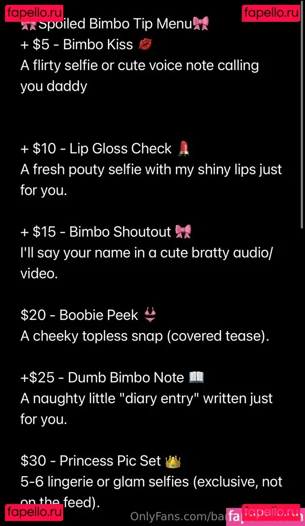 barbiedollchanel Onlyfans Photo Gallery 