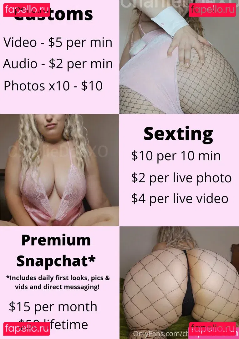 charliedoexofree Onlyfans Photo Gallery 