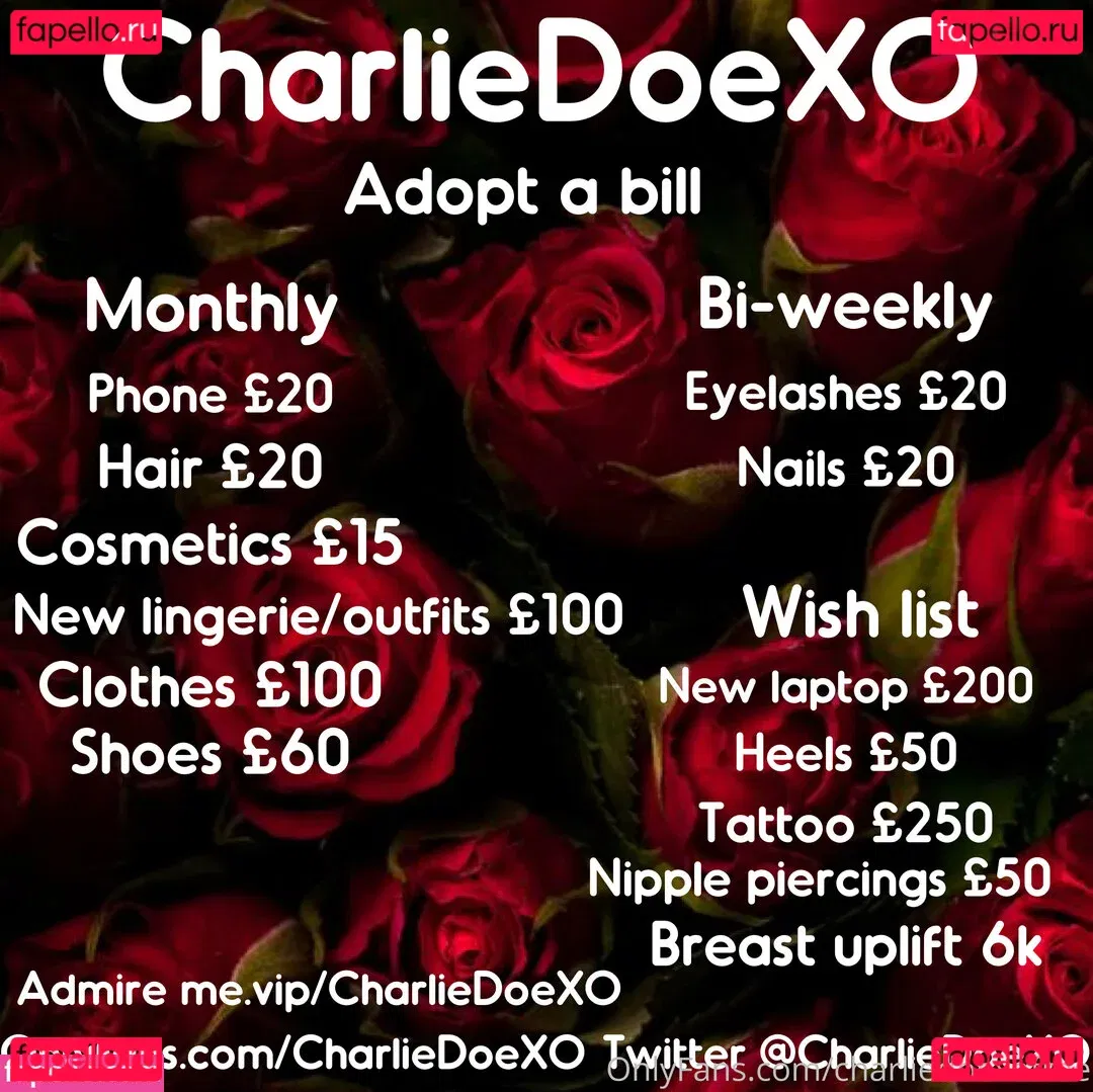 charliedoexofree Onlyfans Photo Gallery 