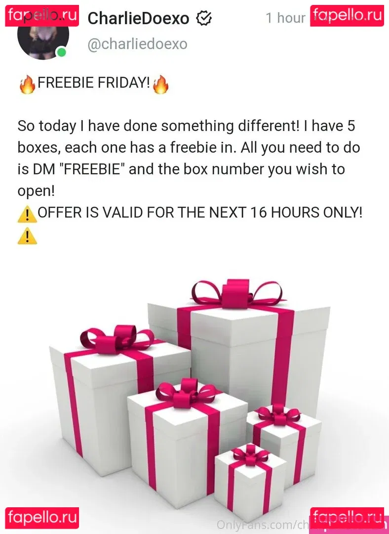 charliedoexofree Onlyfans Photo Gallery 