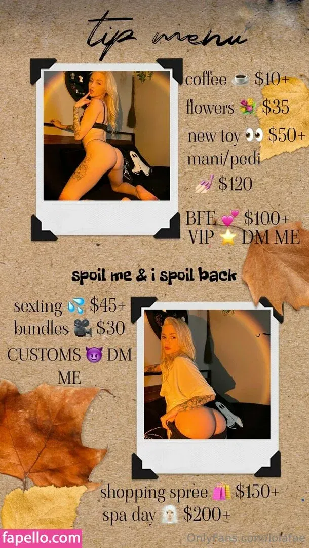 lolafae Onlyfans Photo Gallery 