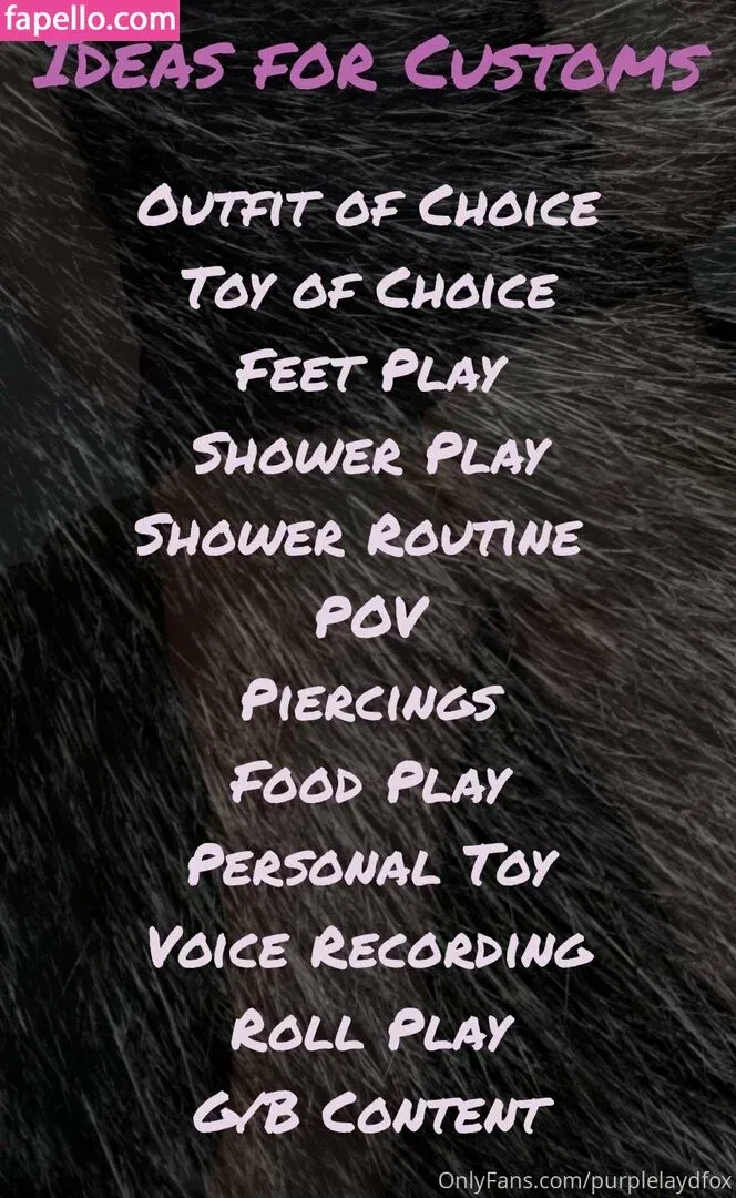 purplelaydfox Onlyfans Photo Gallery 