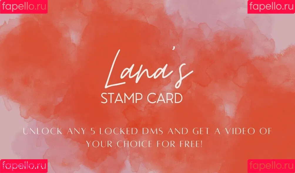 lanasmithofficial Onlyfans Photo Gallery 