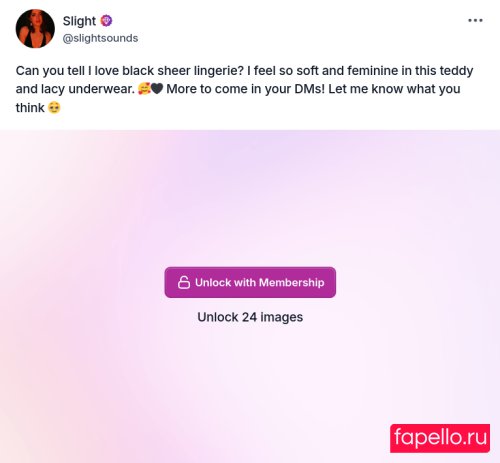 Slight Sounds ASMR Onlyfans Photo Gallery 