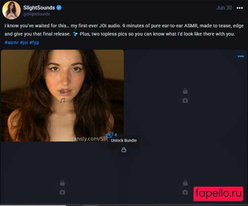 Slight Sounds ASMR Onlyfans Photo Gallery 