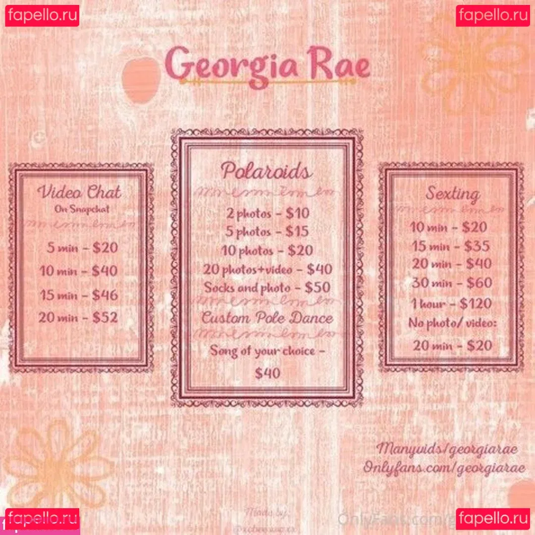 georgiarae Onlyfans Photo Gallery 