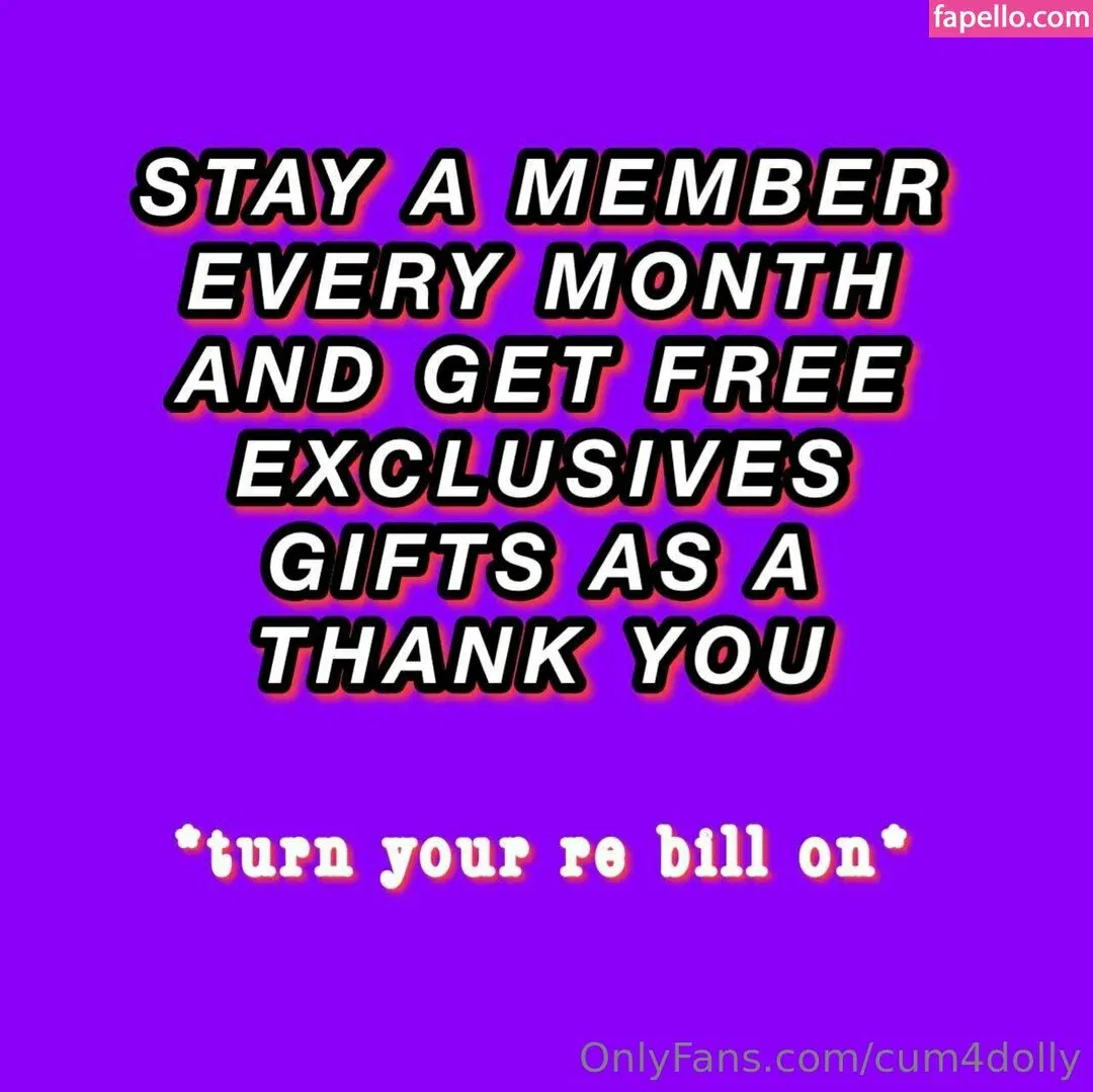 cum4dolly Onlyfans Photo Gallery 