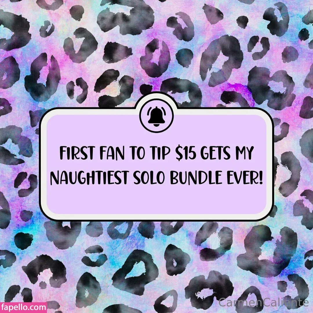 carmencalixxx Onlyfans Photo Gallery 