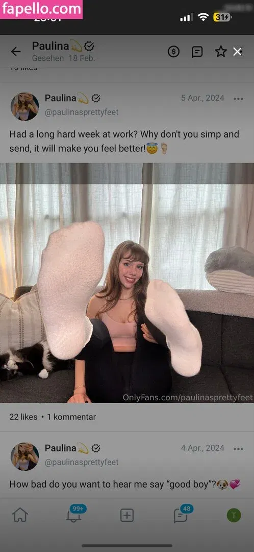 paulinasprettyfeet Onlyfans Photo Gallery 