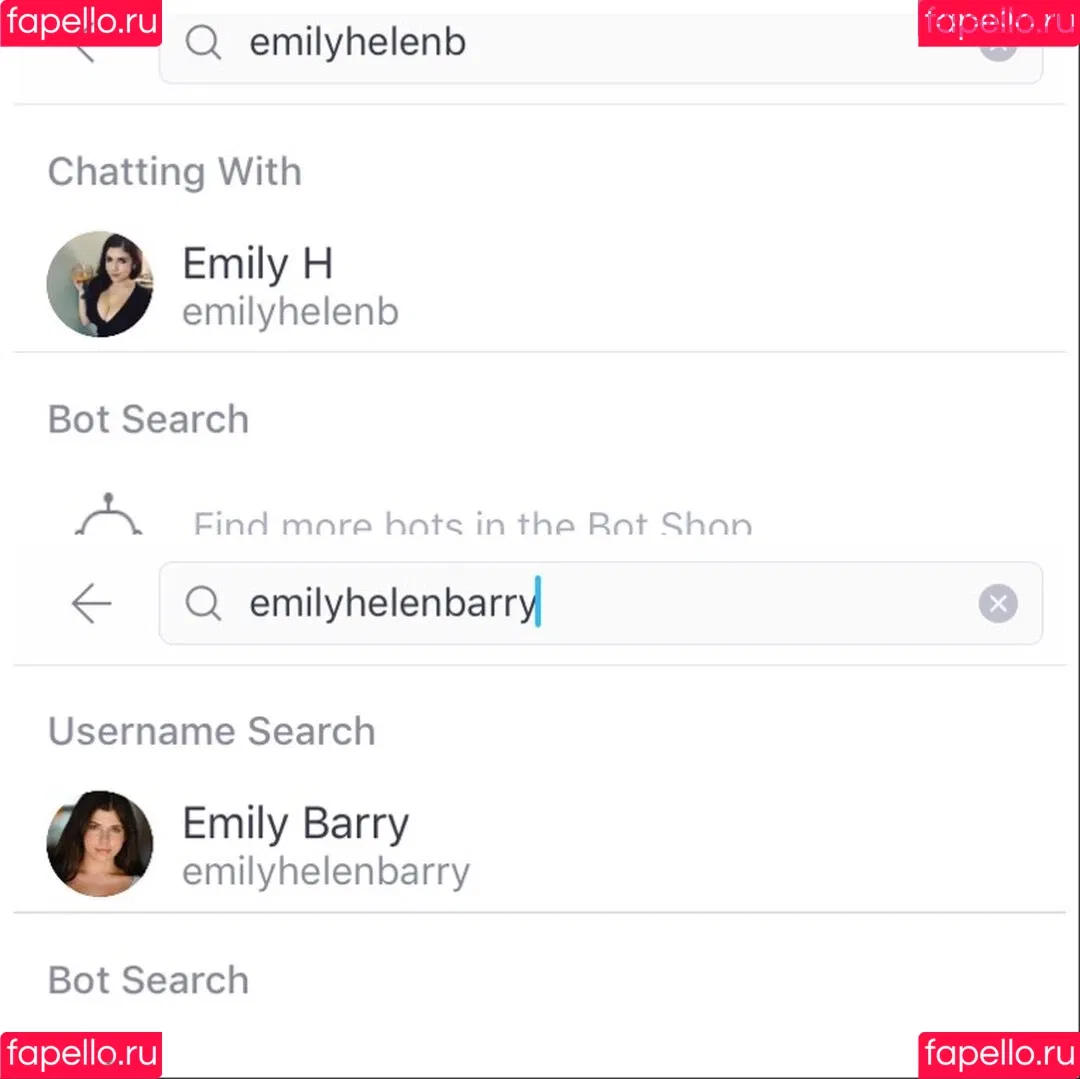 Emily H. Barry Onlyfans Photo Gallery 