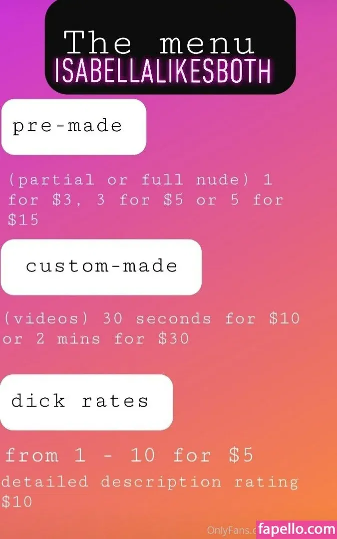 isabellaboth Onlyfans Photo Gallery 