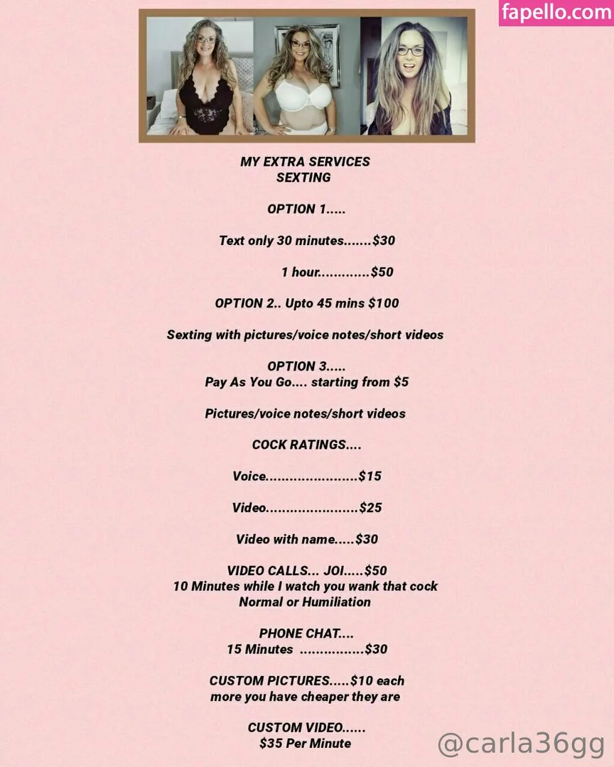 carla36gg Onlyfans Photo Gallery 