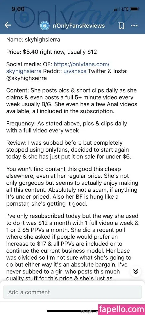 skyhighsierrafree Onlyfans Photo Gallery 