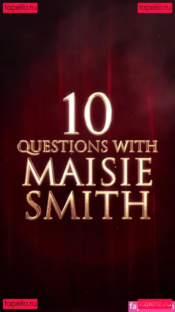 Maisie Smith Onlyfans Photo Gallery 