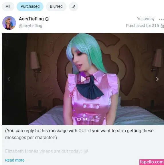 Aery Tiefling Onlyfans Photo Gallery 