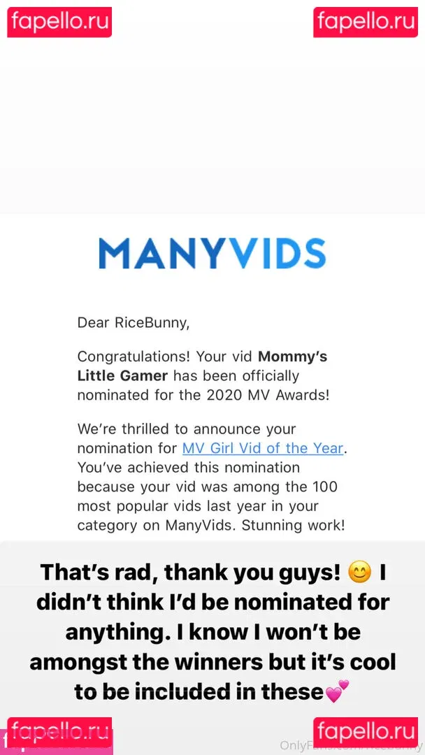 Ricebunny Onlyfans Photo Gallery 